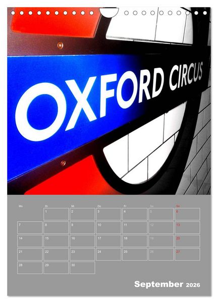 Produktbild: London London (Wandkalender 2026 DIN A4 hoch), CALVENDO Monatskalender