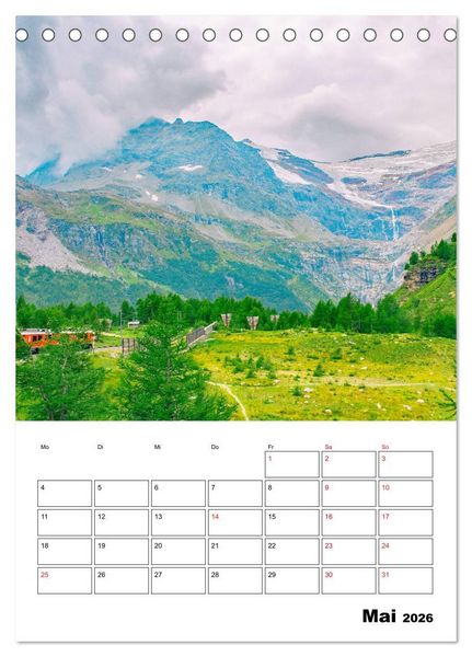 Produktbild: Rh&auml;tische Bahn - aussichtsreiches Bahnerlebnis (Tischkalender 2026 DIN A5 hoch), CALVENDO Monatskalender