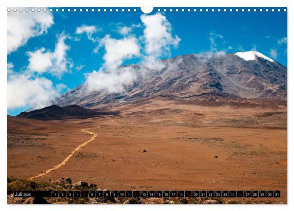 Produktbild: Kilimanjaro - das Dach Afrikas (Wandkalender 2026 DIN A3 quer), CALVENDO Monatskalender