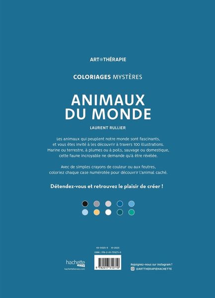 Produktbild: Animaux du monde : coloriages myst&egrave;res