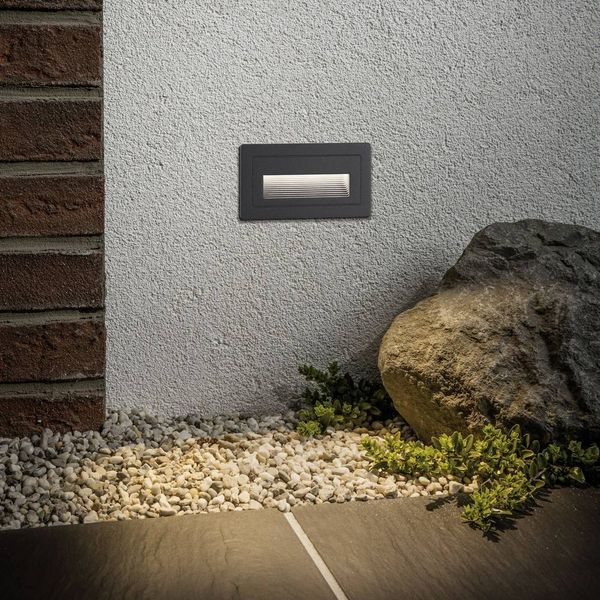 Produktbild: Paulmann 94383 Wandeinbauleuchte LED fest eingebaut LED Schwarz