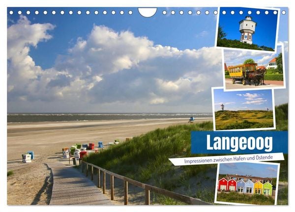 Produktbild: Langeoog 2026. Impressionen zwischen Hafen und Ostende (Wandkalender 2026 DIN A4 quer), CALVENDO Monatskalender
