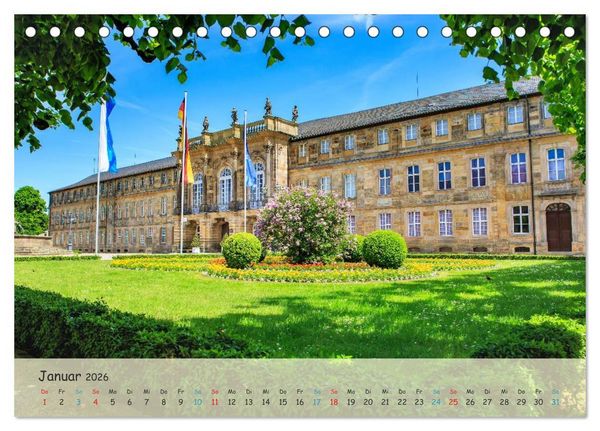 Produktbild: Bayreuth - die Stadt der Musik (Tischkalender 2026 DIN A5 quer), CALVENDO Monatskalender
