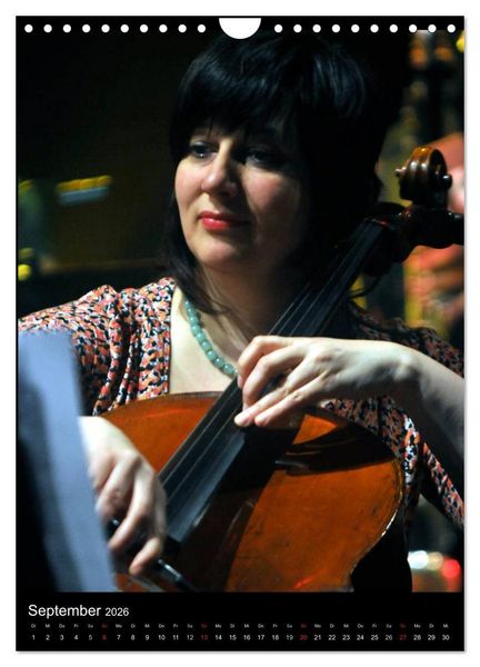Produktbild: Jazz Frauen 2026 (Wandkalender 2026 DIN A4 hoch), CALVENDO Monatskalender