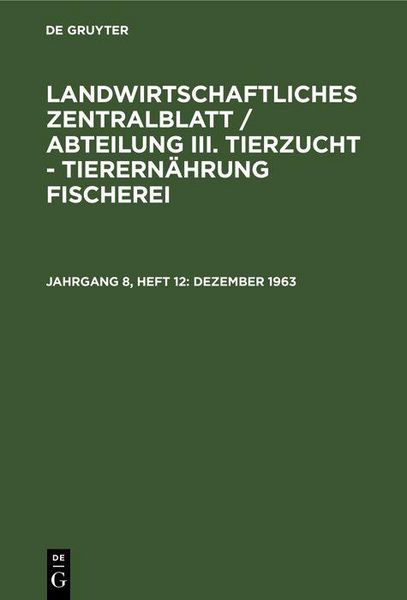 Produktbild: Dezember 1963