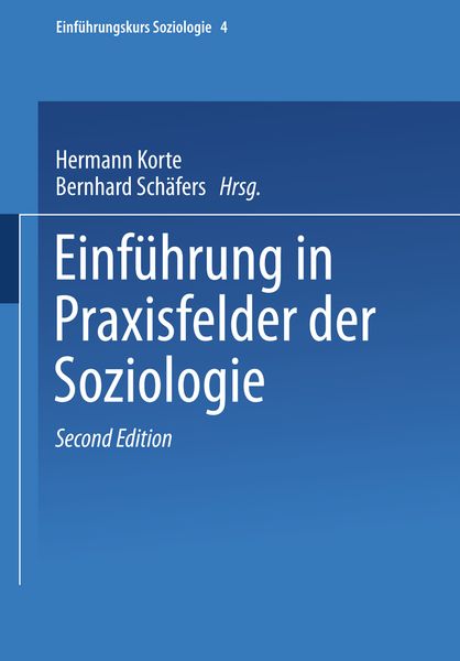 Produktbild: Einf&uuml;hrung in Praxisfelder der Soziologie