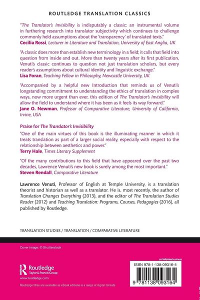 Produktbild: The Translator's Invisibility