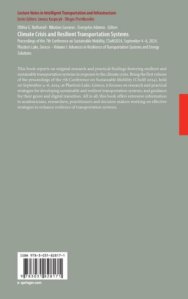 Produktbild: Climate Crisis and Resilient Transportation Systems