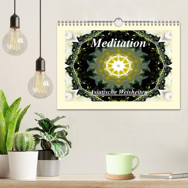 Produktbild: Meditation - Asiatische Weisheiten (Wandkalender 2027 DIN A4 quer), CALVENDO Monatskalender