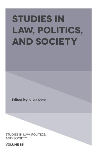 Produktbild: Studies in Law, Politics, and Society
