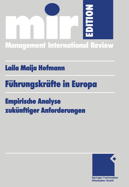 Produktbild: F&uuml;hrungskr&auml;fte in Europa