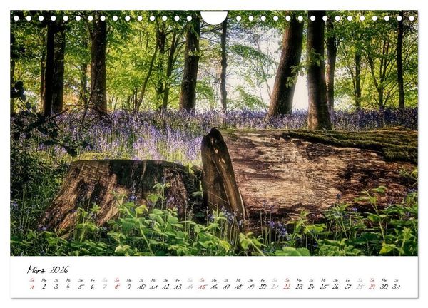 Produktbild: Romantisches Gro&szlig;britannien (Wandkalender 2026 DIN A4 quer), CALVENDO Monatskalender