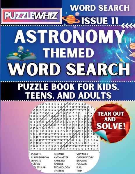 Produktbild: Astronomy - Themed Word Search - Fun & Educational Puzzles for Kids, Teens, and Adults (Large Print Edition)