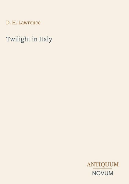 Produktbild: Twilight in Italy