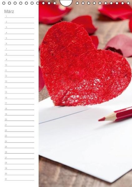 Produktbild: Herzlich-Mein Geburtstagskalender (Wandkalender immerw&auml;hrend DIN A4 hoch)