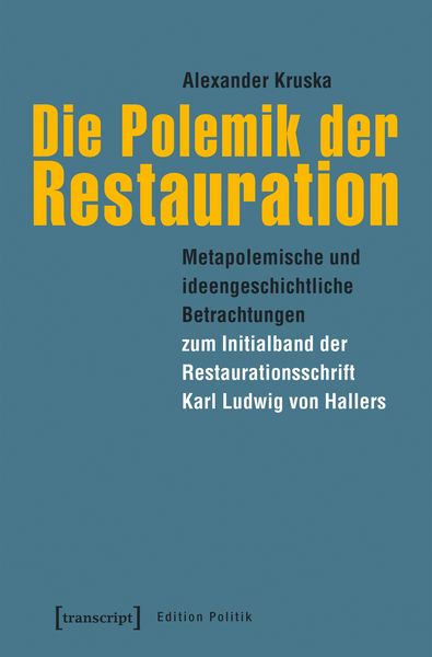 Produktbild: Die Polemik der Restauration