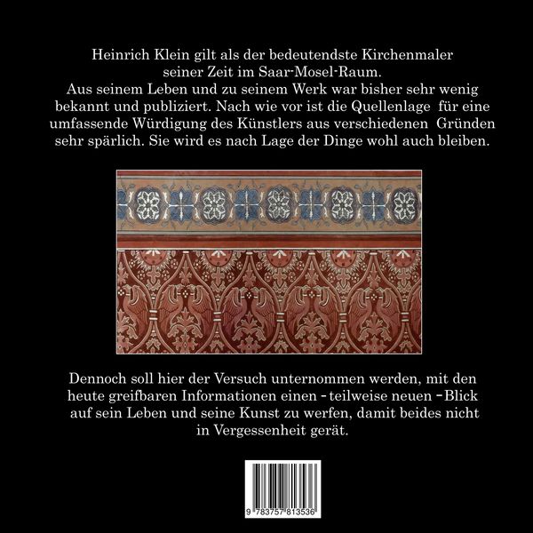 Produktbild: Der Merziger Kirchenmaler Heinrich Klein 1856-1943
