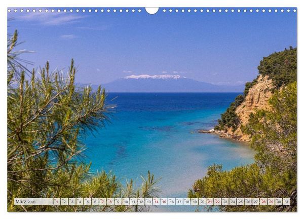 Produktbild: Griechenland - Thessaloniki und Chalkidiki (Wandkalender 2026 DIN A3 quer), CALVENDO Monatskalender