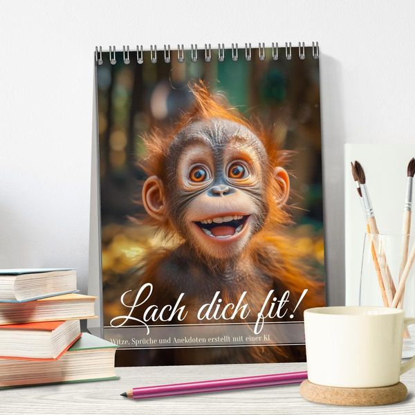 Produktbild: Lach Dich fit ! (Tischkalender 2026 DIN A5 hoch), CALVENDO Monatskalender