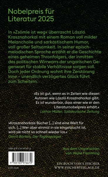 Produktbild: Zs&ouml;mle ist weg