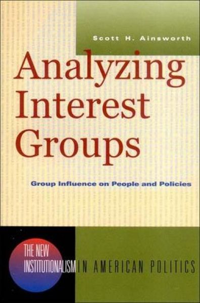 Produktbild: Analyzing Interest Groups