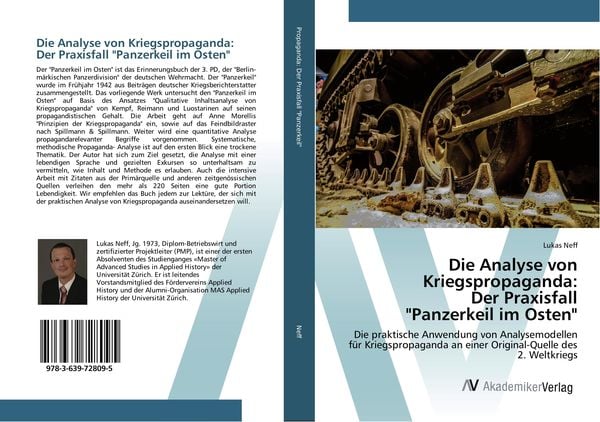Produktbild: Die Analyse von Kriegspropaganda: Der Praxisfall "Panzerkeil im Osten"