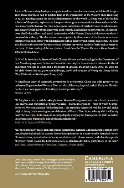Produktbild: Bureaucracy and the State in Early China