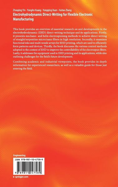 Produktbild: Electrohydrodynamic Direct-Writing for Flexible Electronic Manufacturing
