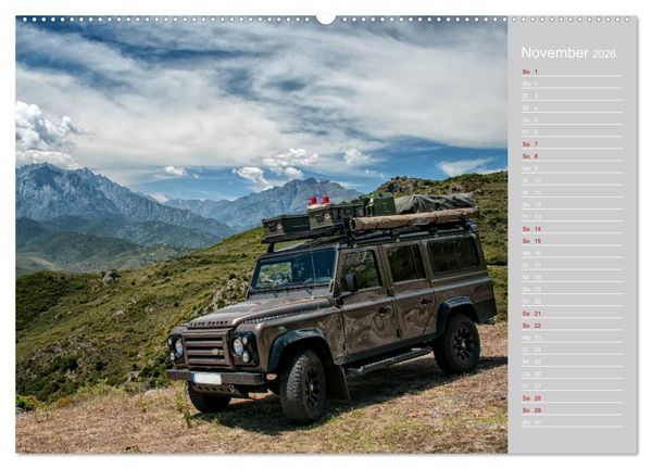 Produktbild: Mit dem 4x4 durch Europa (hochwertiger Premium Wandkalender 2026 DIN A2 quer), Kunstdruck in Hochglanz
