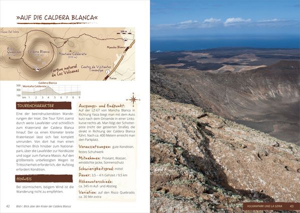Produktbild: Wanderf&uuml;hrer Lanzarote &ndash; Reisezeit &ndash; GEQUO Verlag