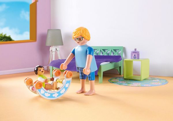 Produktbild: 71609 Schlafzimmer mit Babyspielecke