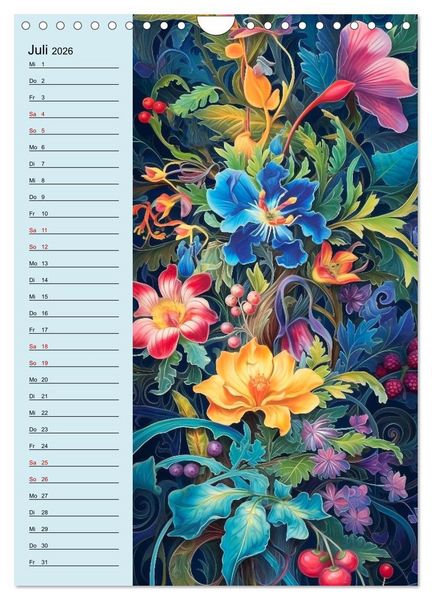 Produktbild: Bl&uuml;tenarrangements (Wandkalender 2026 DIN A4 hoch), CALVENDO Monatskalender