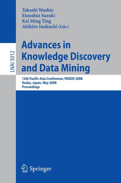 Produktbild: Advances in Knowledge Discovery and Data Mining