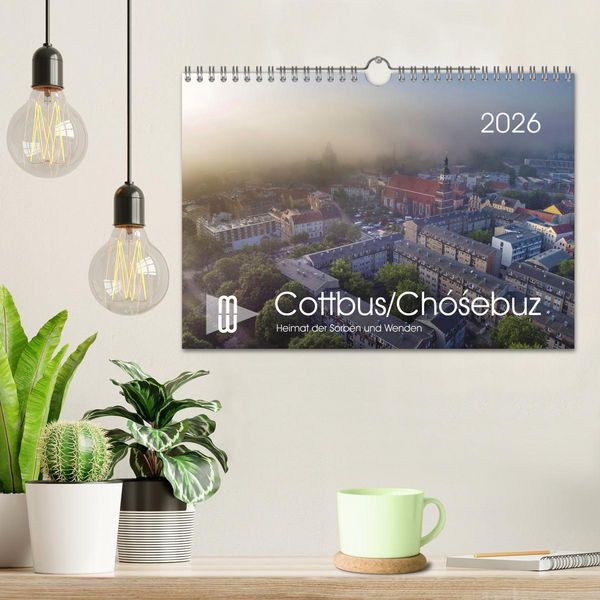 Produktbild: Cottbus/Ch&oacute;sebuz (Wandkalender 2026 DIN A4 quer), CALVENDO Monatskalender