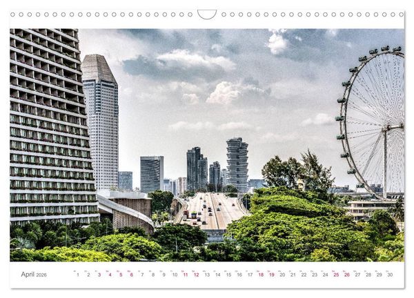 Produktbild: Singapur, Metropole in Asien (Wandkalender 2026 DIN A3 quer), CALVENDO Monatskalender