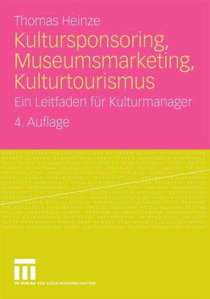 Produktbild: Kultursponsoring, Museumsmarketing, Kulturtourismus