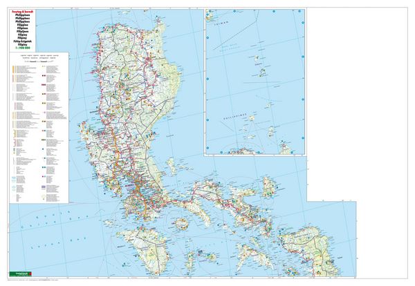 Produktbild: freytag & berndt Stra&szlig;enkarte Philippinen 1:900.000
