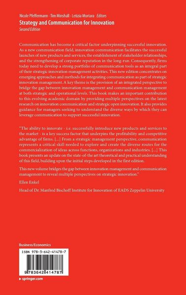 Produktbild: Strategy and Communication for Innovation