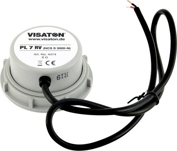 Produktbild: Visaton PL 7 RV - 8 Ohm (NCS S 3000-N) Einbaulautsprecher 20W 8Ω Grau 1St.