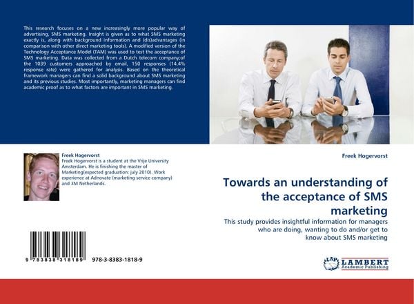 Produktbild: Towards an understanding of the acceptance of SMS marketing