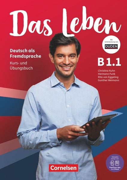 Produktbild: Das Leben - Deutsch als Fremdsprache - Allgemeine Ausgabe - B1: Teilband 1. Kurs- und Übungsbuch - Mit PagePlayer-App