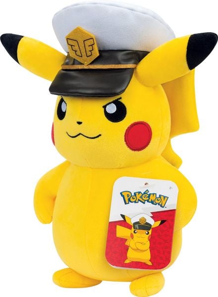 Produktbild: Pok&eacute;mon Captain Pikachu, 20cm Pl&uuml;sch