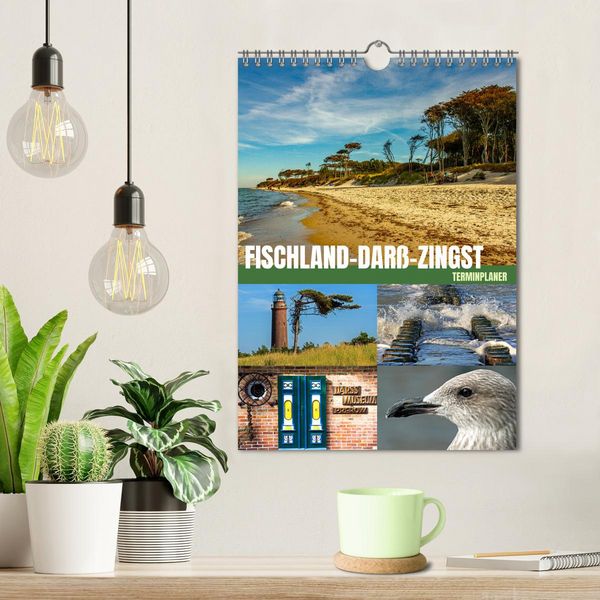 Produktbild: Fischland-Dar&szlig;-Zingst Terminplaner (Wandkalender 2026 DIN A4 hoch), CALVENDO Monatskalender