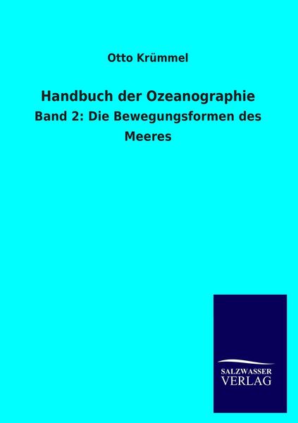 Produktbild: Handbuch der Ozeanographie