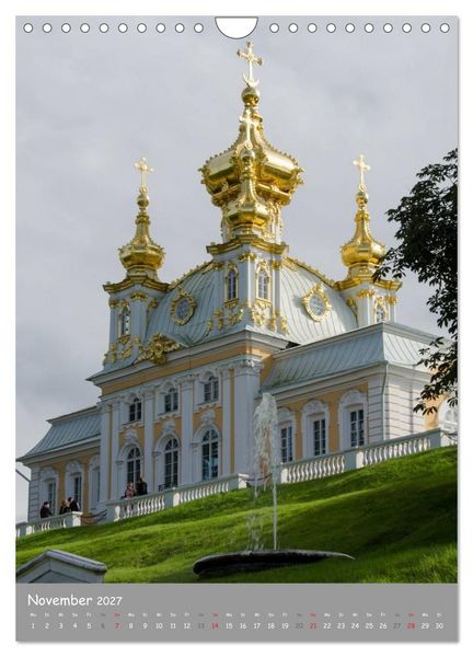 Produktbild: St. Peterburg und Umgebung (Wandkalender 2027 DIN A4 hoch), CALVENDO Monatskalender