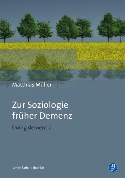 Produktbild: Zur Soziologie fr&uuml;her Demenz
