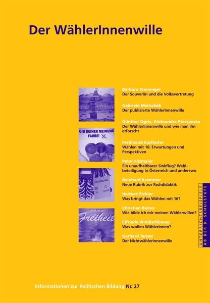 Produktbild: Der WählerInnenwille