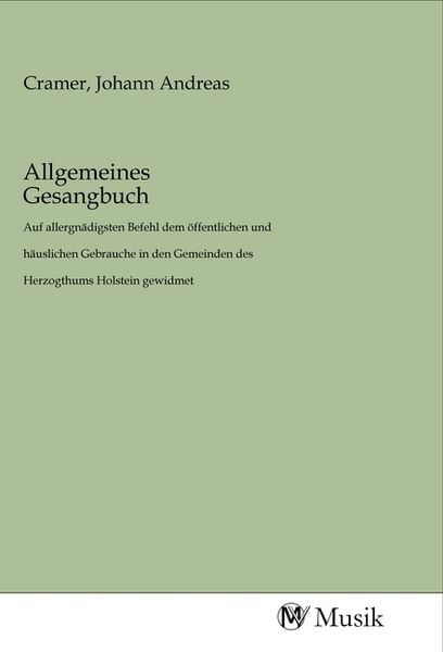 Allgemeines Gesangbuch, Taschenbuch von , MV-Musik, 9783968771601