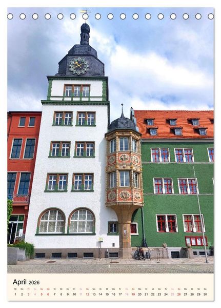 Produktbild: Rudolstadt - Ein Spaziergang (Tischkalender 2026 DIN A5 hoch), CALVENDO Monatskalender