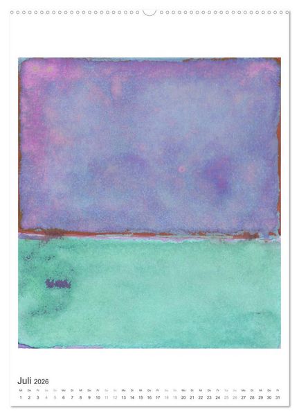 Produktbild: Ein leuchtendes Jahr: Abstrakte Kunst von Inga Pint (hochwertiger Premium Wandkalender 2026 DIN A2 hoch), Kunstdruck in Hochglanz